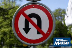 No U-Turn Sign