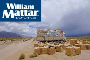 Falling Truck Debris Accident