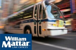Bus on a NY STreet